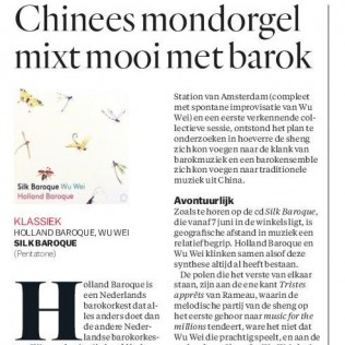 Chinees mondorgel mixt mooi met barok (Het Parool 01-06-2019)
